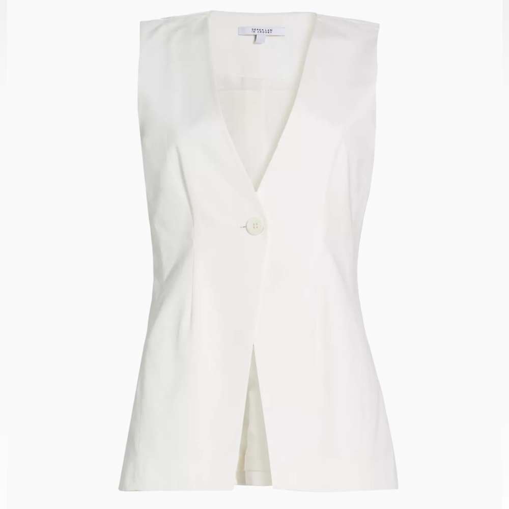 Derek Lam 10 Crosby Francesca Cotton-Blend Vest Top